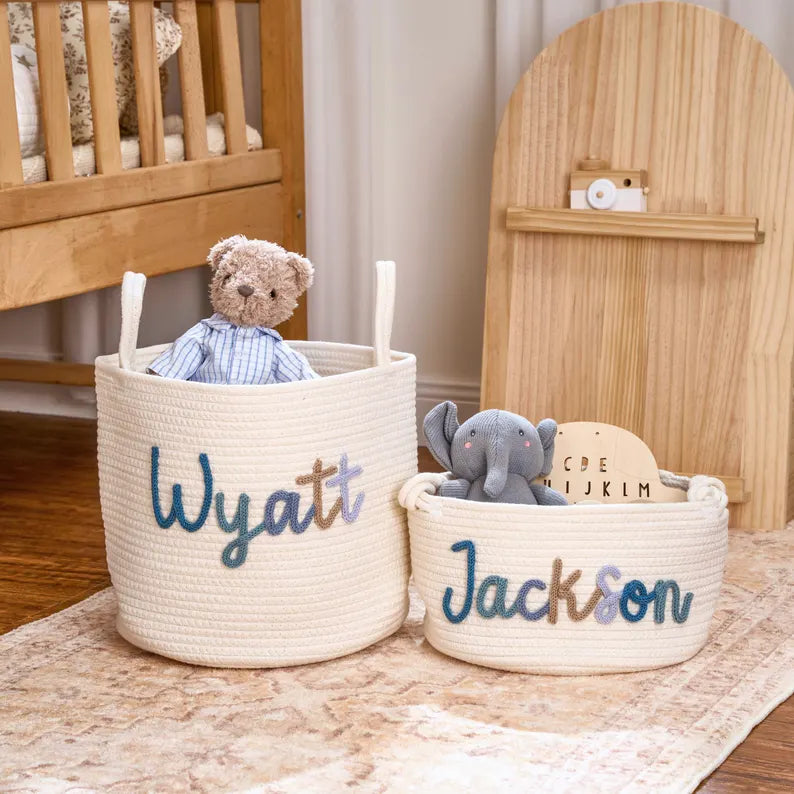 Personalized Handmade Basket